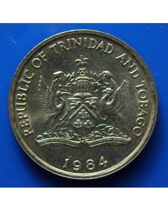 Trinidad & Tobago  25 Cents1984 km# 32