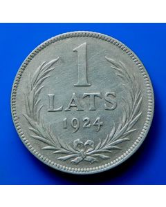 Latvia Lats1924Silver