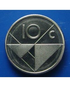 Aruba 	 10 Cents	2003	 unc - National arms