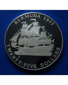 Bermuda  25 Dollars1977 