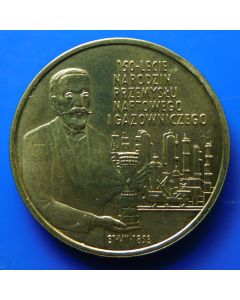 Poland 	 2 Zlote	2003	 - 150th Ann. Petroleum and Gas Industry