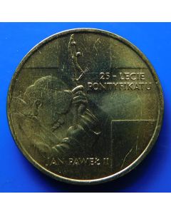 Poland 	 2 Zlote	2003	 - Pope JohnPaul ll