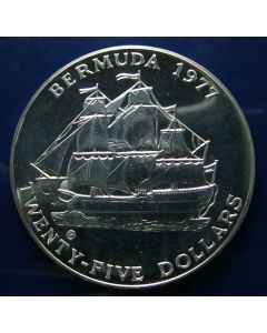 Bermuda  25 Dollars1977km#25 