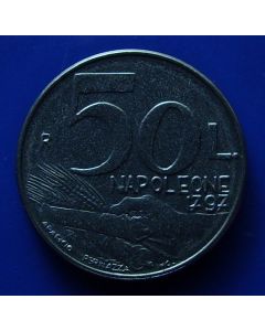 San Marino  50 Lire1991 km# 266 