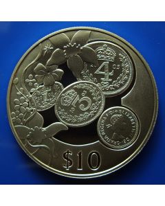 East Caribbean States 	 10 Dollars	2003	 Royal Maundy Coins