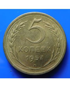 Russia  5 Kopeks1957 Y# 122  Schön#71