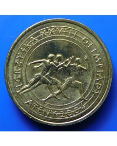 Poland 	 2 Zlote	2004	 - Ancient runners