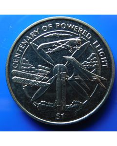 British Virgin Islands 	Dollar	2003	 Powered Flight Centennial