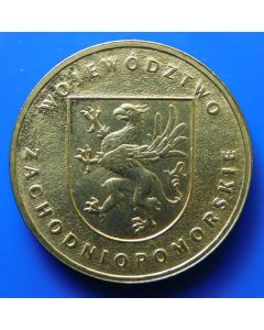 Poland 	 2 Zlote	2005	 - Wojewodztwo Zachodiopomorskie