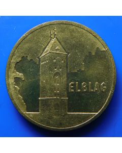 Poland 	 2 Zlote	2006	 - Elblag tower
