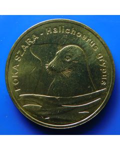 Poland 	 2 Zlote	2007	Grey Seal (Halichoerus grypus) 