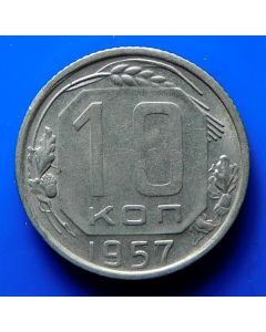 Russia  10 Kopeks1957 Y# 123  Schön#72