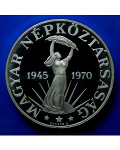 Hungary	50 Forint	1970	 25th Ann. Of Liberation - Proof /  Silver