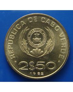 Cape Verde  2½ Escudos1982km# 18 