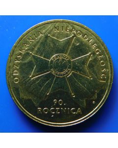 Poland  2 Zlote2008Y# 650  