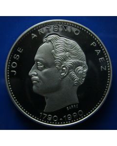 Venezuela 	 500 Bolivares	1990	Bicentennial of birth of General José Antonio Páez 
