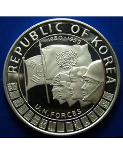 Korea-South 	 1000 Won	1970	 - U.N. Forces in South Korea - Proof / Silver