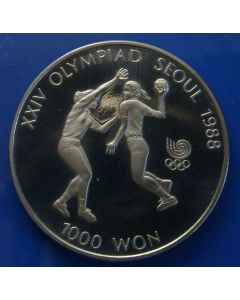 Korea  1000 Won1987km# 48 