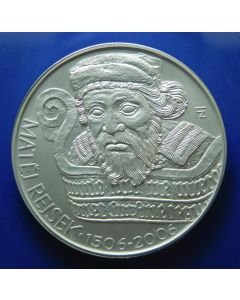 Czech Republic  200 Korun  2006	400th Anniversary of the Death of Matěj Rejsek – Silver