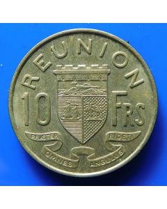 Reunion  10 Francs1971 km# 10A  Schön# 4