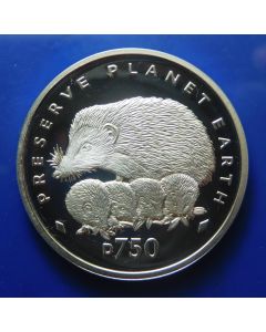 Bosnia - Herzegovina	 750 Dinara	1995	 Hedgehogs 