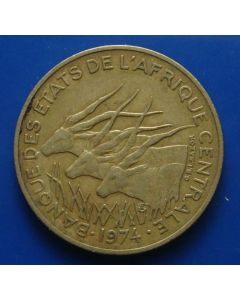 Central African States 10 Francs1974km#  9