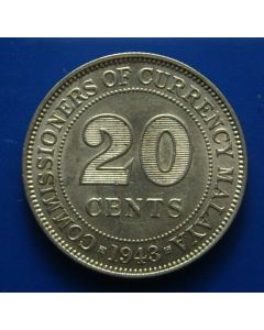 Malaya 20 Cents1943 km# 5A