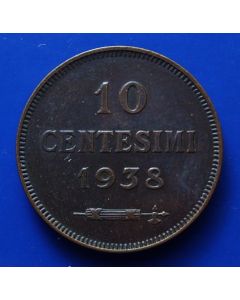 San Marino  10 centesimi1938 km# 13