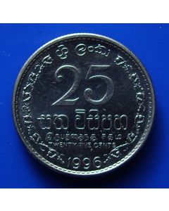 Sri Lanka 25 Cents 1996  km#141a