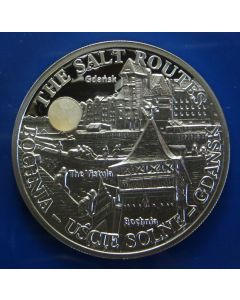 Malawi 	 20 Kwacha	2009	 Bochnia uscie solne (Gdansk)  The Salt Routes - Silver / Proof