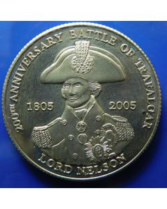 Jersey 	 Medal		 Lord Nelson, 200TH Ann. Battle of Trafalgar – Silver