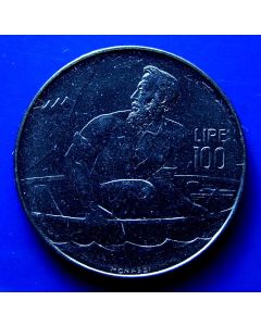 San Marino 	 100 Lire	1972	 St Marinus