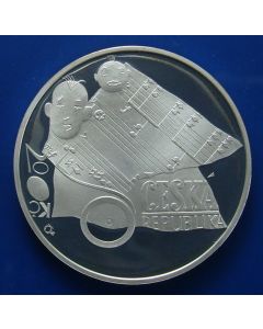 Czech Republic 	200 Korun	2006	 100th Ann. Birth of Jaroslav Jezek  (edge; plain, with inscription)