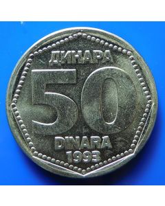 Yugoslavia  50 Dinara1993km#158   Schön#153