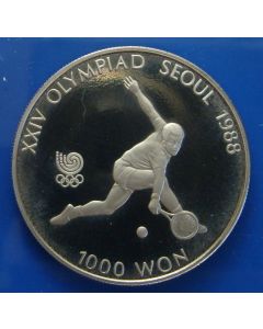 Korea  1000 Won1987km# 47