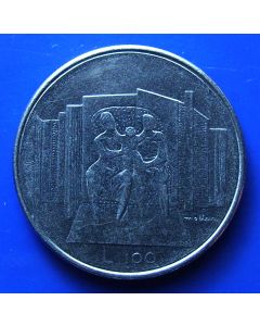 San Marino 	 100 Lire	1976	 The family nucleus