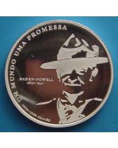 Portugal  5 Euro	2007	 Lord Robert Baden-Powell – Silver / Proof