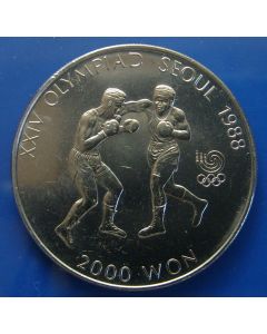 Korea  2000 Won1986km# 50