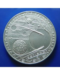 Czech Republic  200 Korun  2007  50th Anniversary of the Launch of the First Earth Satellite – Silver