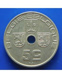 Belgium 	 5 Centimes	1940	 Léopold III (BELGIE-BELGIQUE) km# 111