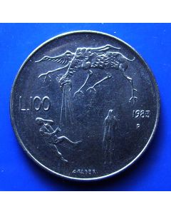 San Marino 	 100 Lire	1983	 Nuclear War Threat