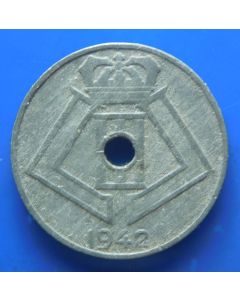 Belgium 	 5 Centimes	1942	Léopold III (BELGIE-BELGIQUE) km# 124
