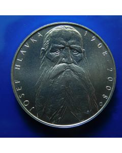 Czech Republic  200 Korun  2008	 100th Anniversary of the Death of Architect Josef Hlávka – Silver