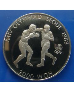 Korea  2000 Won1986km# 50