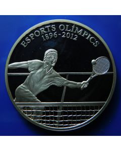 Andorra 	10 Diners	2010	 Tennis - Silver / Proof