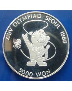 Korea  5000 Won1986km# 54 