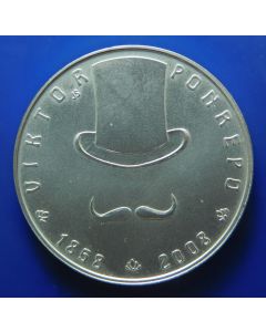 Czech Republic  200 Korun  2008	50th Anniversary of the Birth of Cinema Pioneer Viktor Ponrepo – Silver