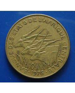 Central African States km#  910 Francs1976