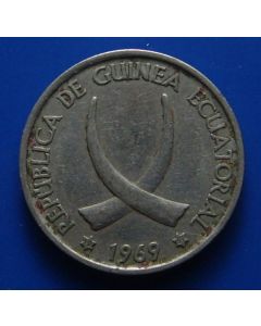 Equatorial Guinea 	5 Pesetas	1969