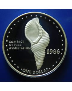 Marshall islands	 Dollar	1986	 Compact of Free Association